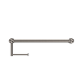 Mecca Care 25mm Nero Toilet Roll Rail 450mm - Brushed Nickel